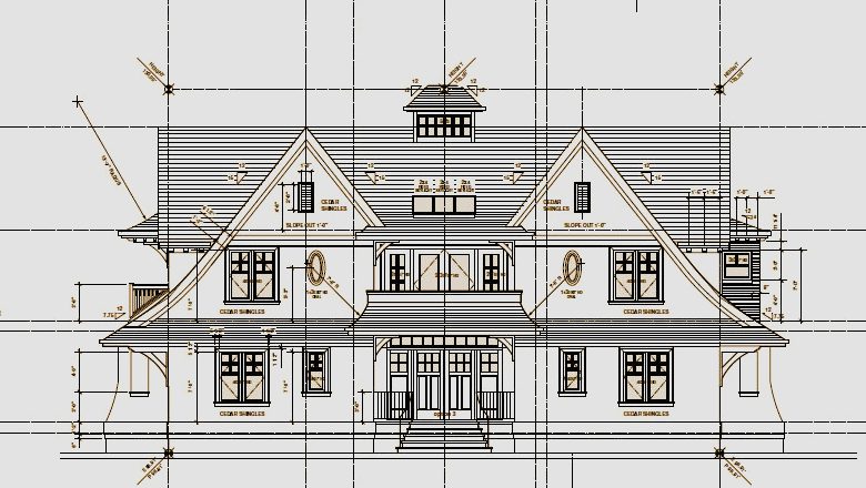 Elevation drawing by Hearth Architectural