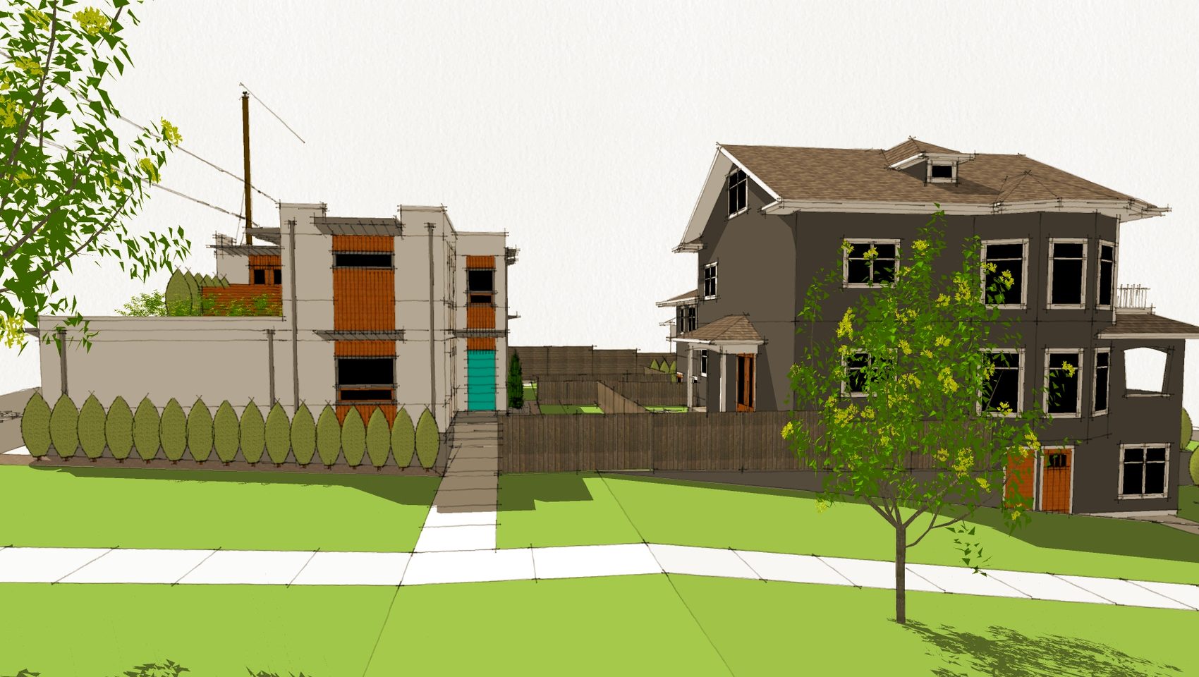 Proposed design study by Hearth Architectural